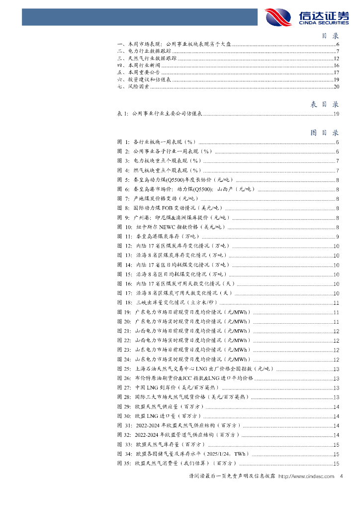 公用事业―电力天然气周报：国家推动新能源全面入市，欧盟成员国推动放宽储气目标